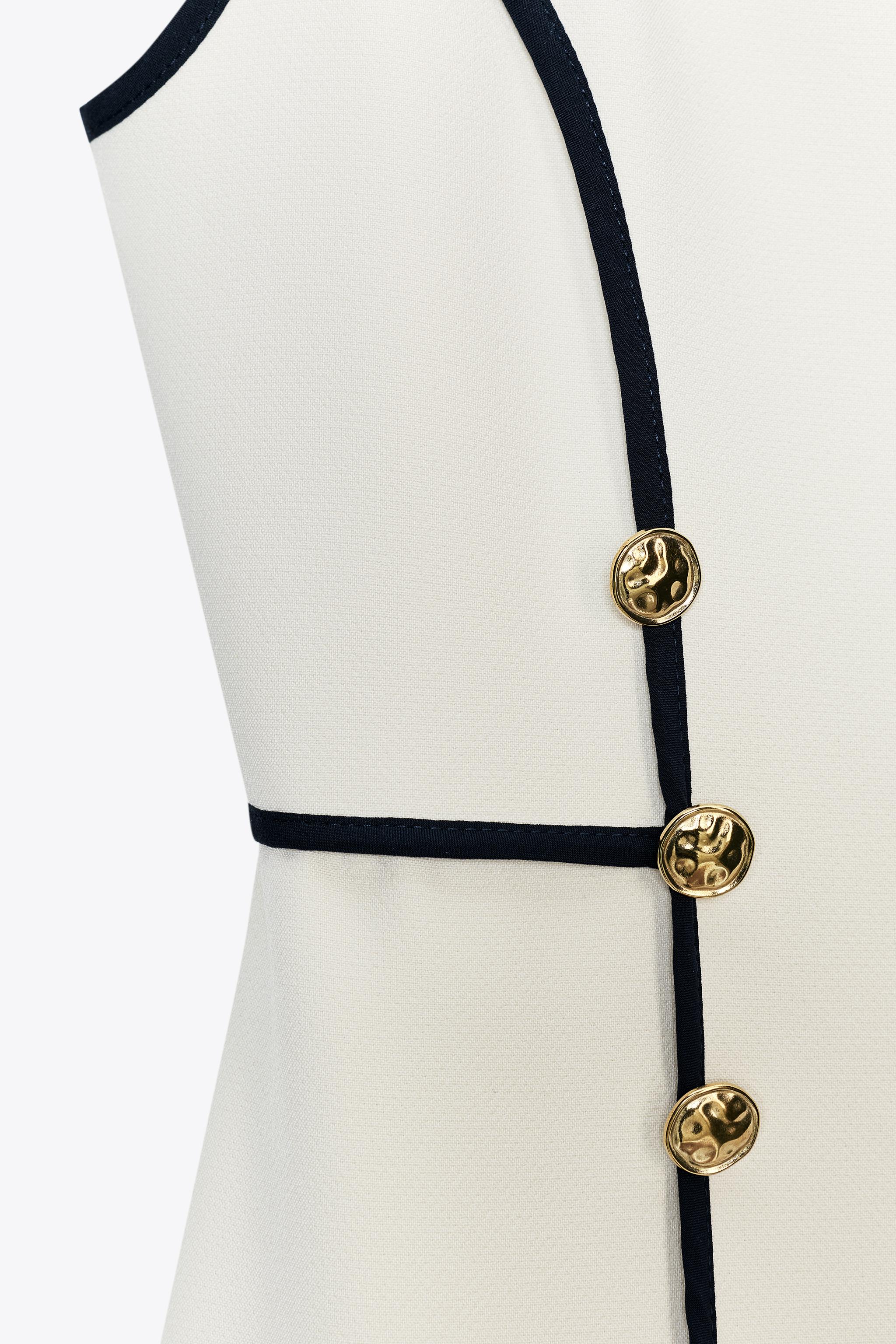 ROBE MIDI LISERÉS CONTRASTE